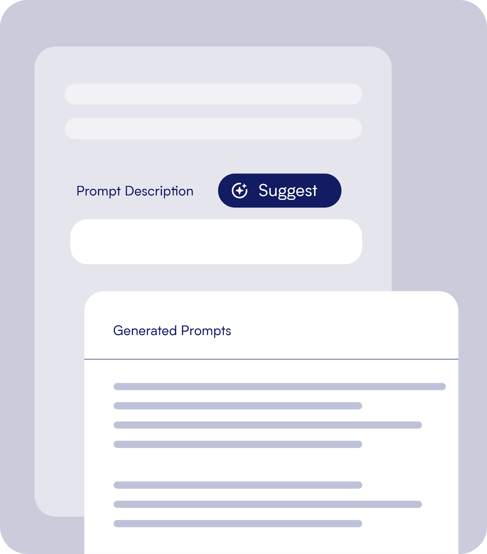Generate prompts Generate prompts